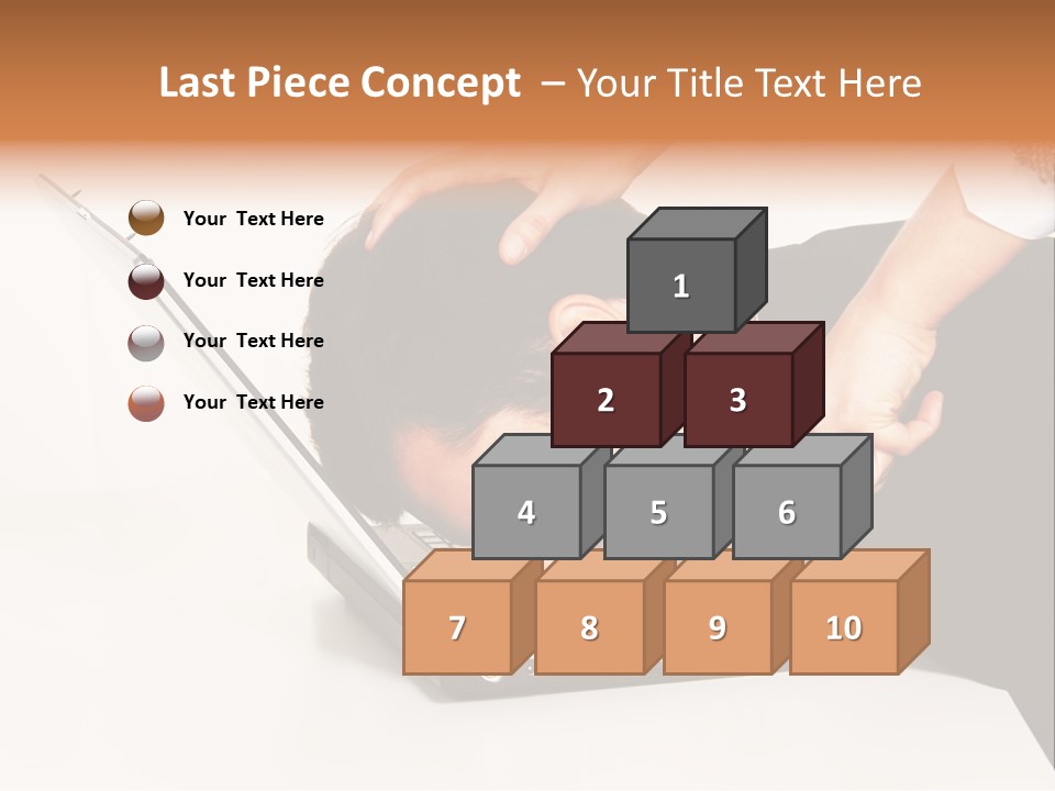 Laptop Envy Stop PowerPoint Template