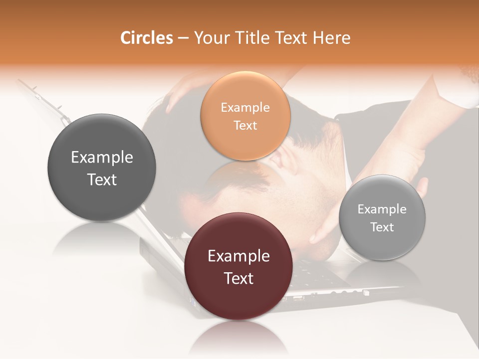 Laptop Envy Stop PowerPoint Template