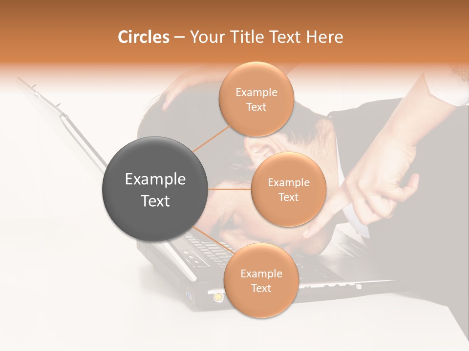 Laptop Envy Stop PowerPoint Template