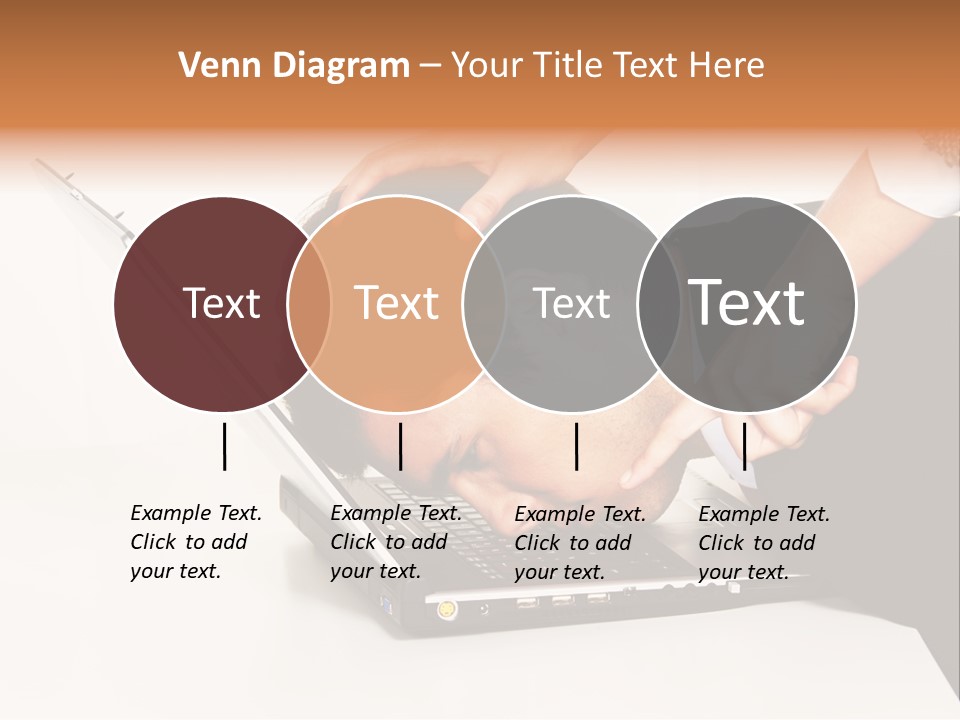 Laptop Envy Stop PowerPoint Template
