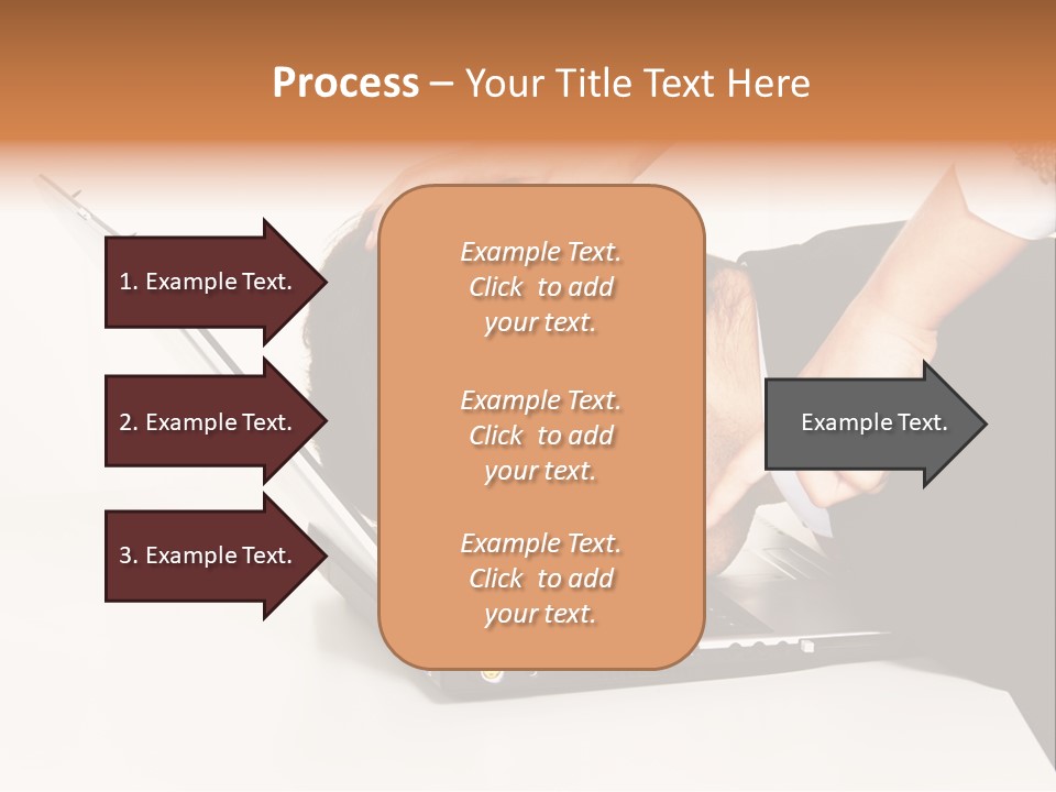 Laptop Envy Stop PowerPoint Template