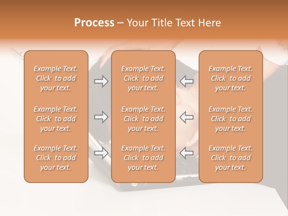 Laptop Envy Stop PowerPoint Template