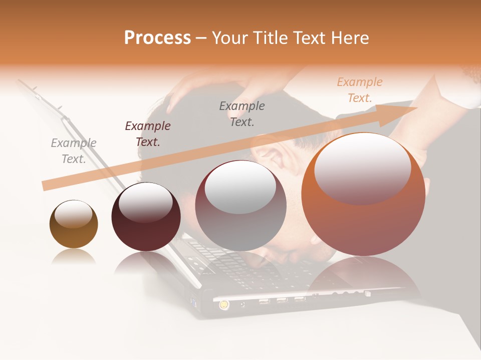 Laptop Envy Stop PowerPoint Template