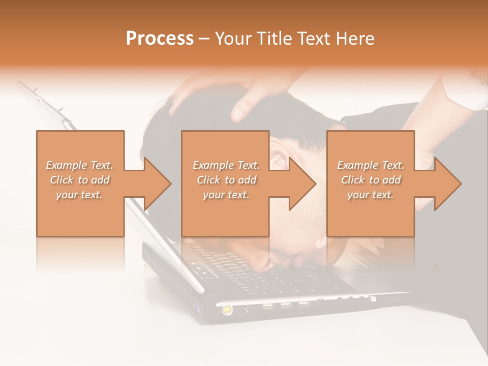 Laptop Envy Stop PowerPoint Template