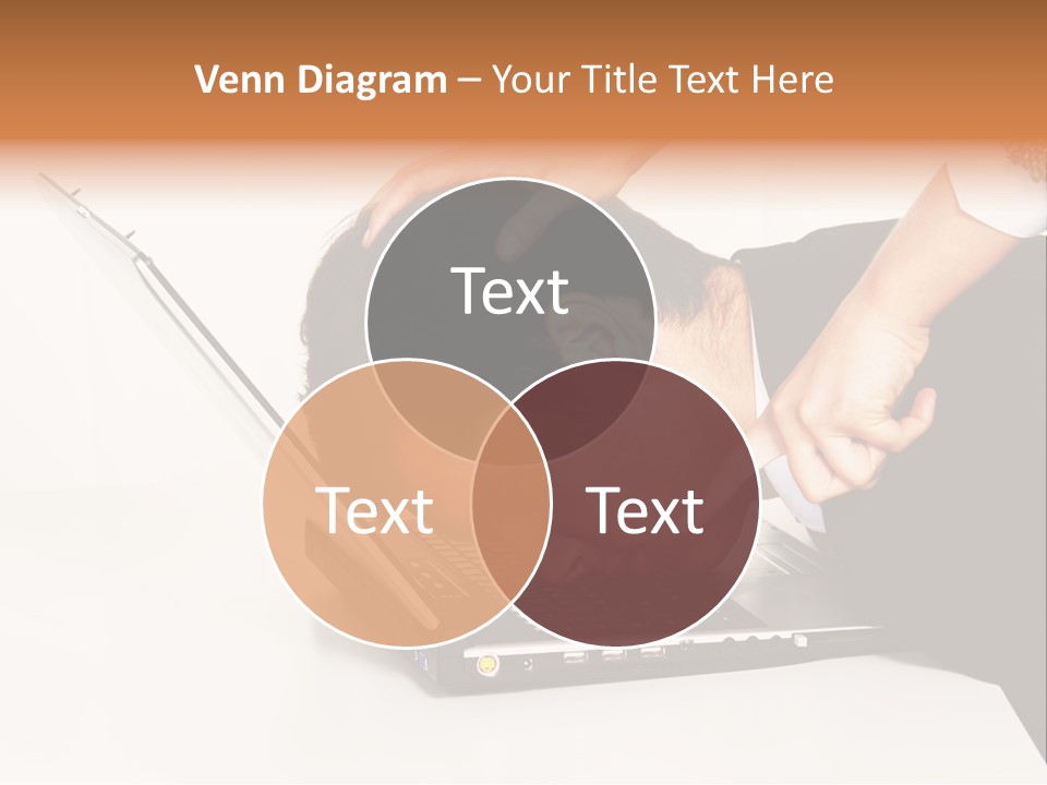 Laptop Envy Stop PowerPoint Template