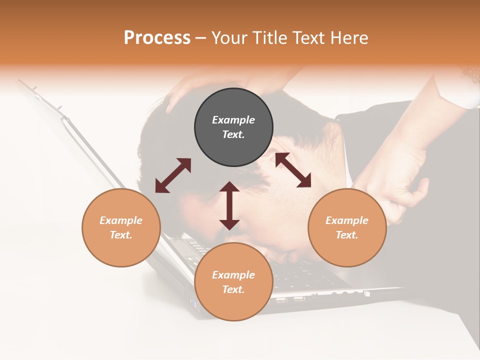 Laptop Envy Stop PowerPoint Template