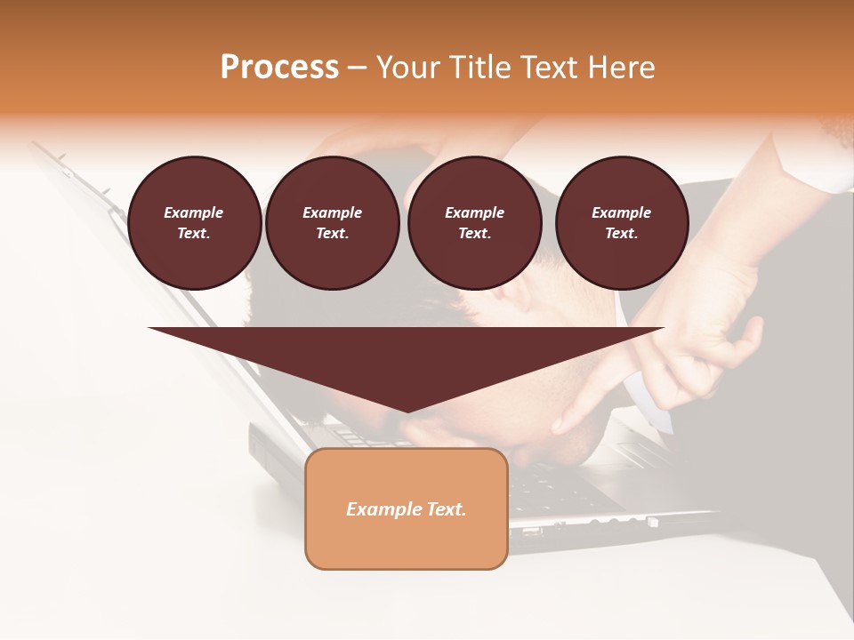 Laptop Envy Stop PowerPoint Template