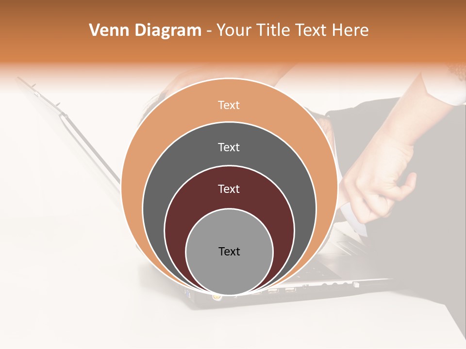 Laptop Envy Stop PowerPoint Template