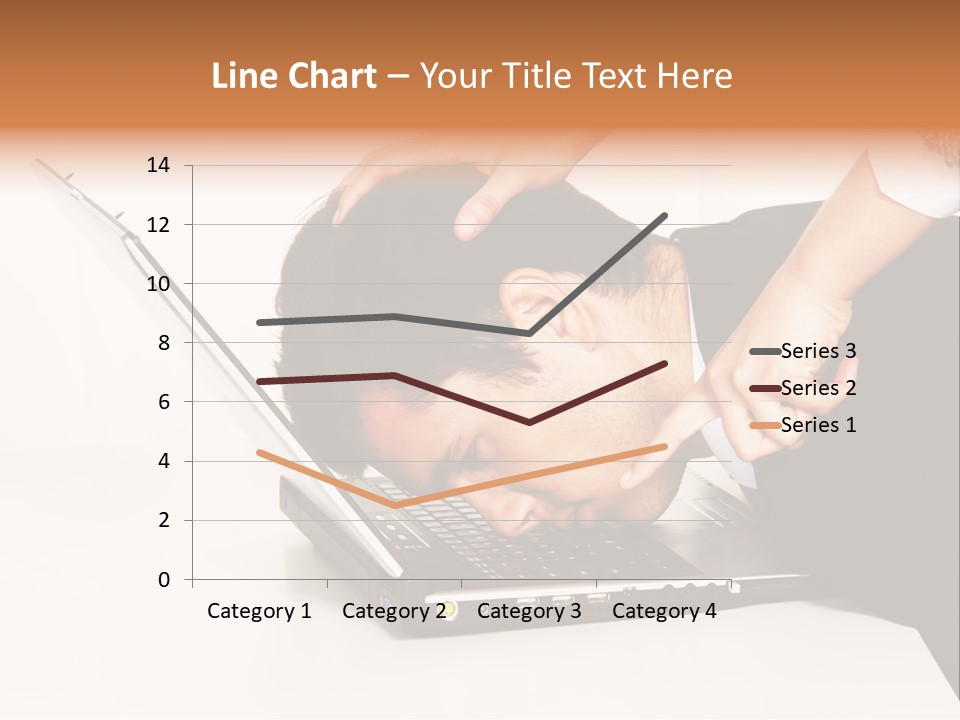 Laptop Envy Stop PowerPoint Template