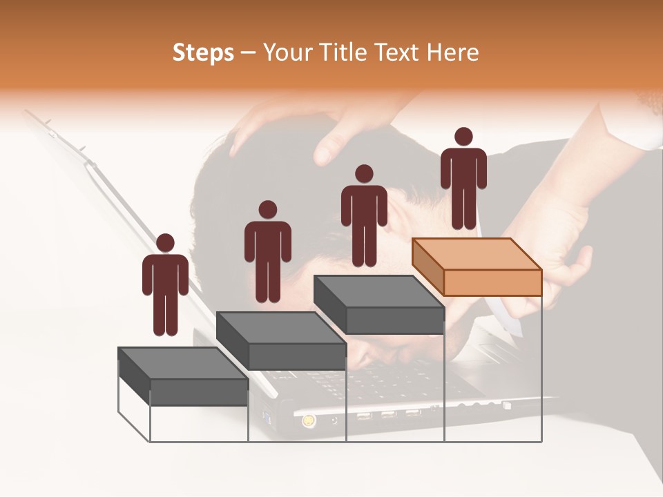 Laptop Envy Stop PowerPoint Template