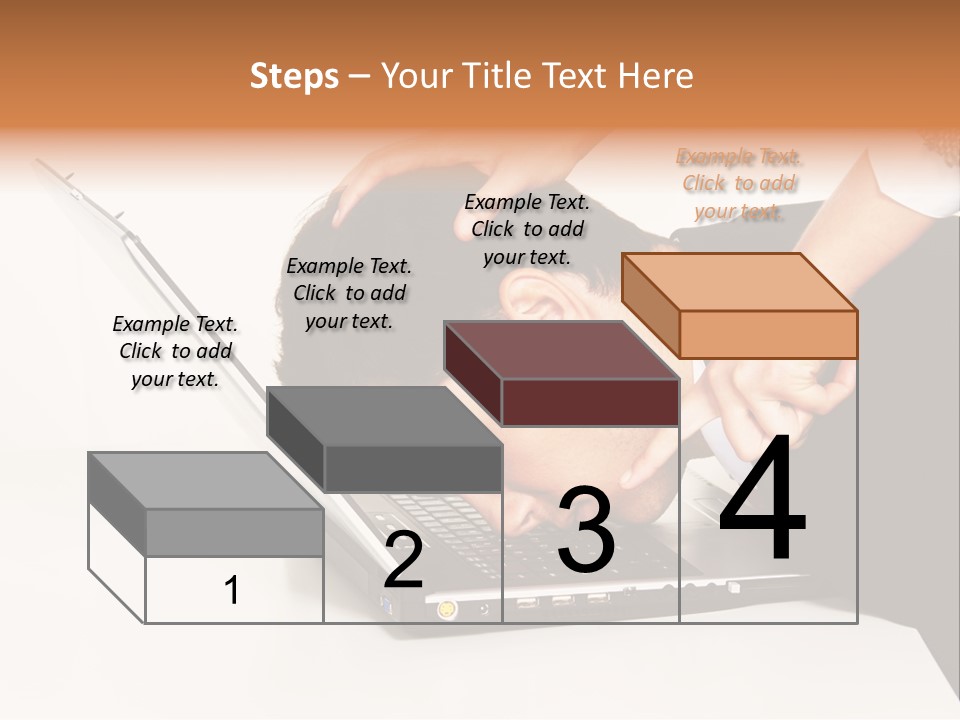 Laptop Envy Stop PowerPoint Template