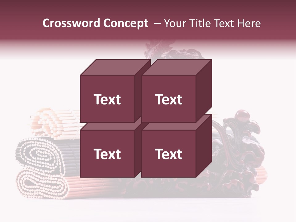 Concept Antique Red PowerPoint Template