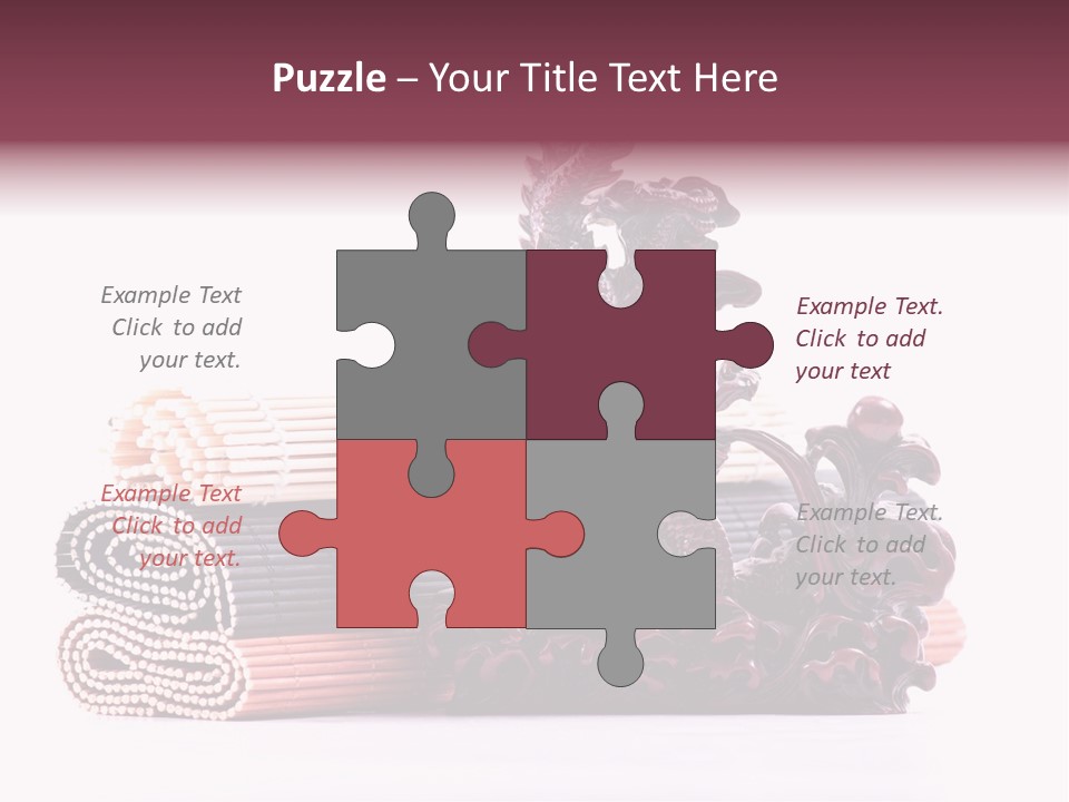 Concept Antique Red PowerPoint Template