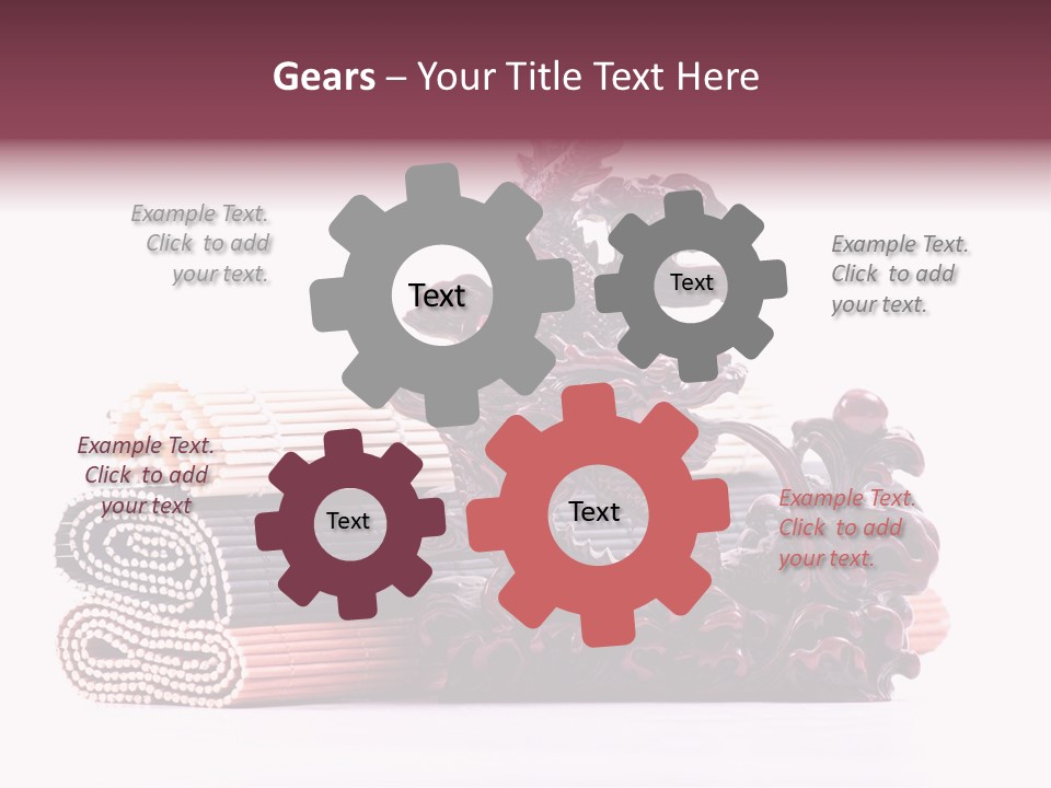 Concept Antique Red PowerPoint Template