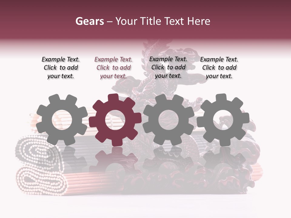 Concept Antique Red PowerPoint Template