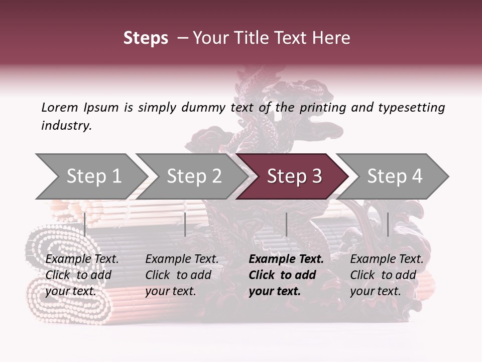 Concept Antique Red PowerPoint Template