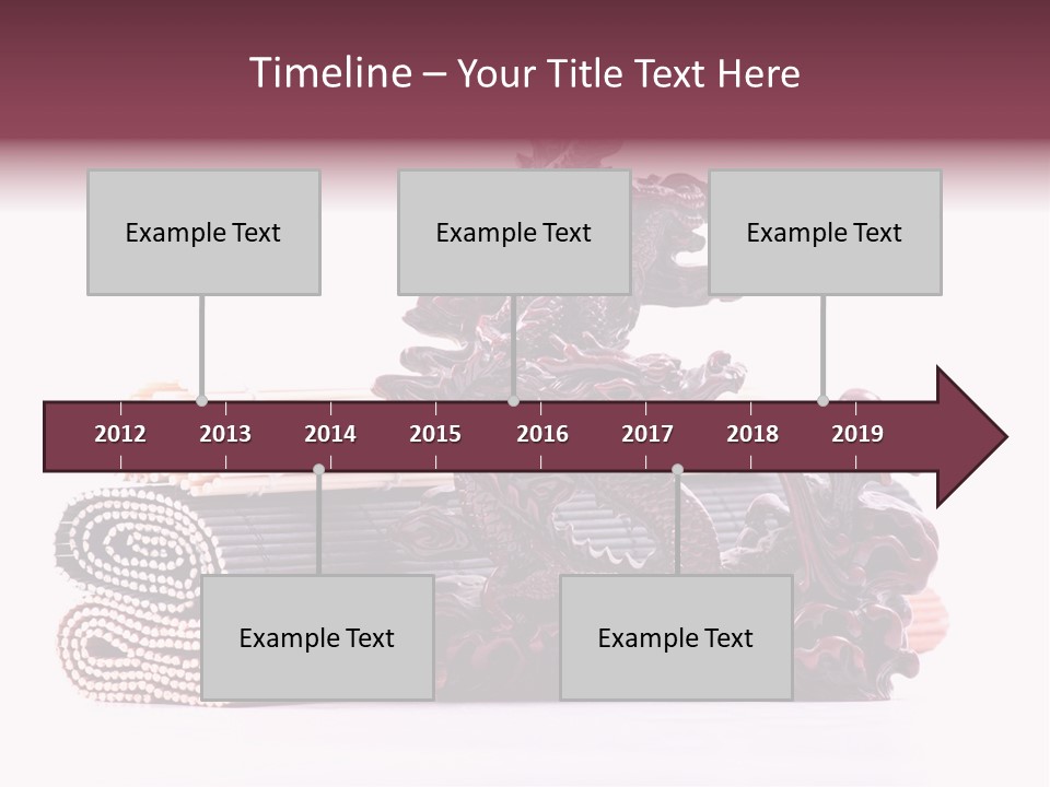 Concept Antique Red PowerPoint Template