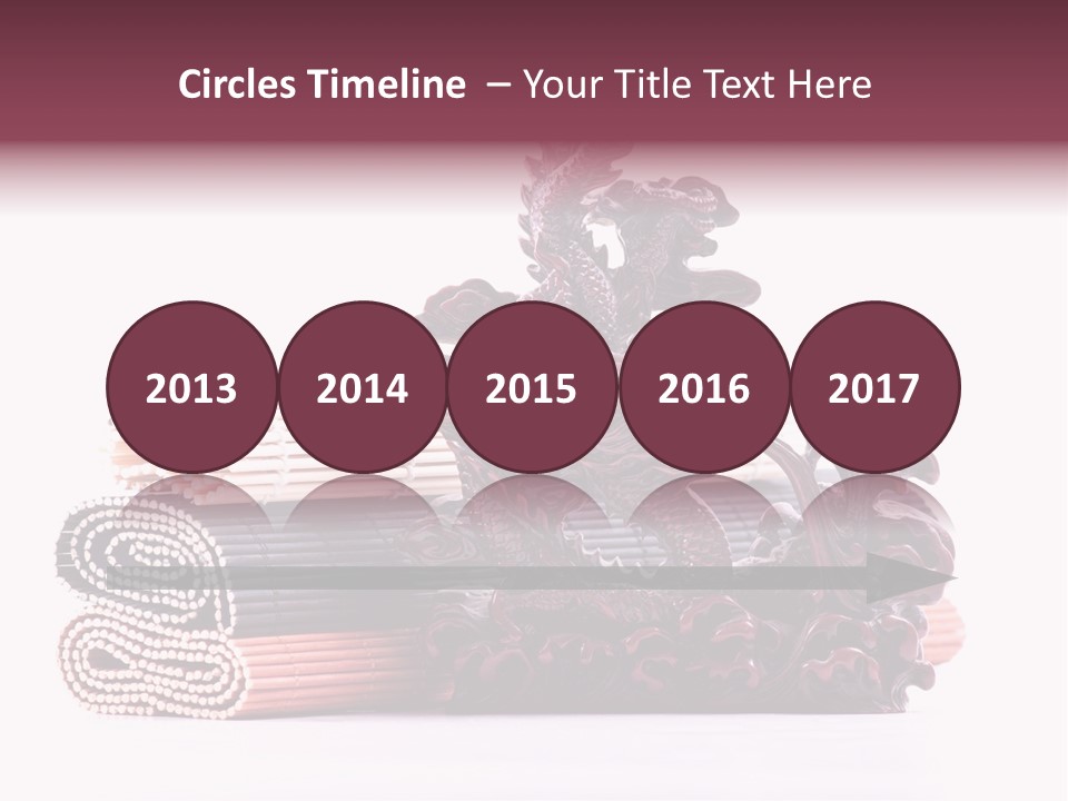 Concept Antique Red PowerPoint Template