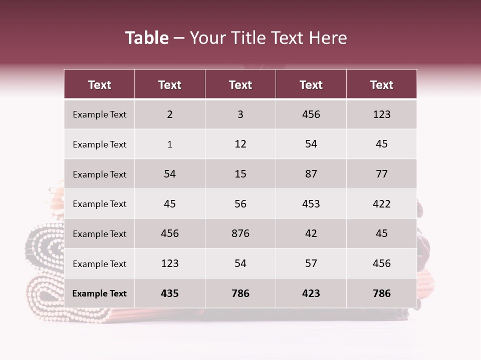 Concept Antique Red PowerPoint Template