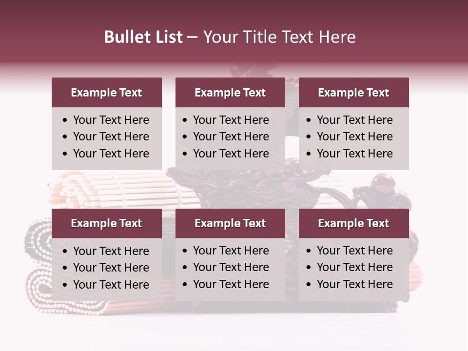 Concept Antique Red PowerPoint Template