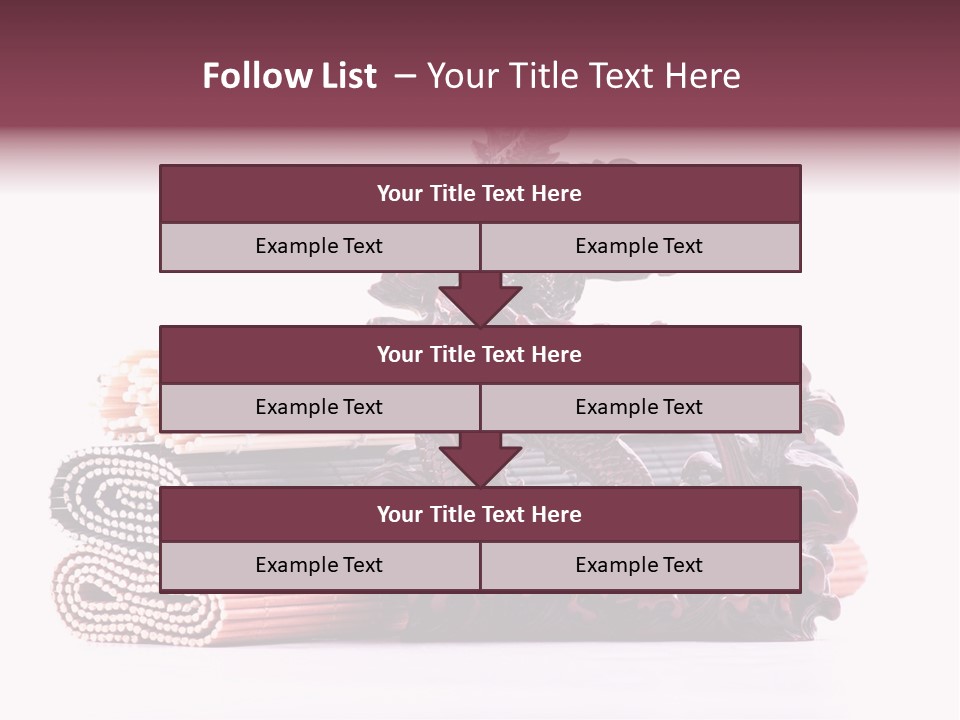 Concept Antique Red PowerPoint Template