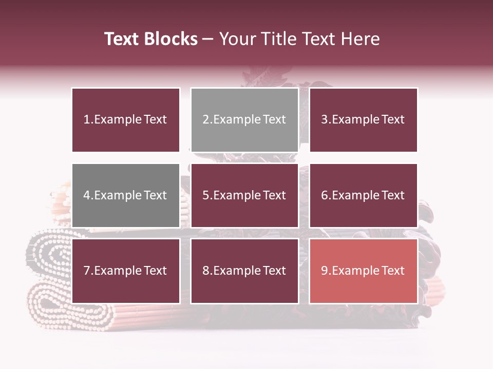 Concept Antique Red PowerPoint Template