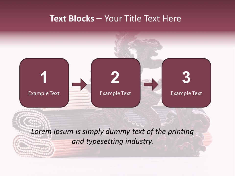 Concept Antique Red PowerPoint Template