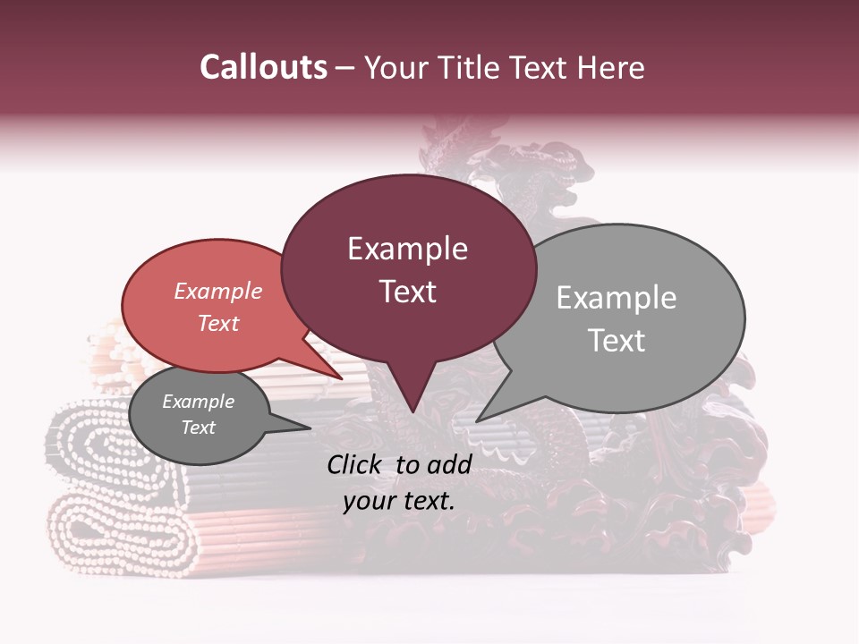 Concept Antique Red PowerPoint Template