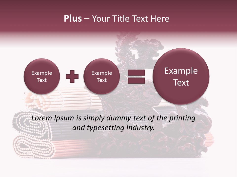 Concept Antique Red PowerPoint Template