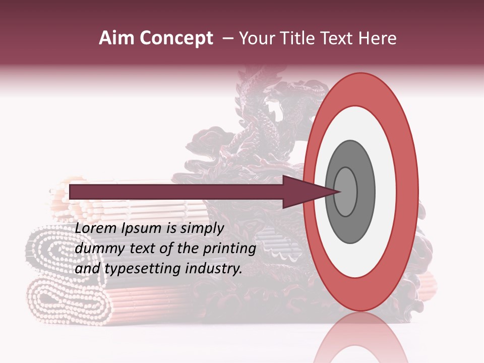 Concept Antique Red PowerPoint Template