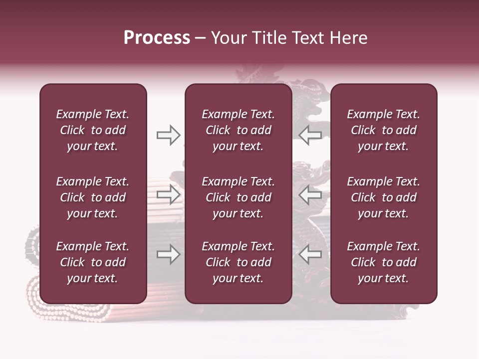 Concept Antique Red PowerPoint Template