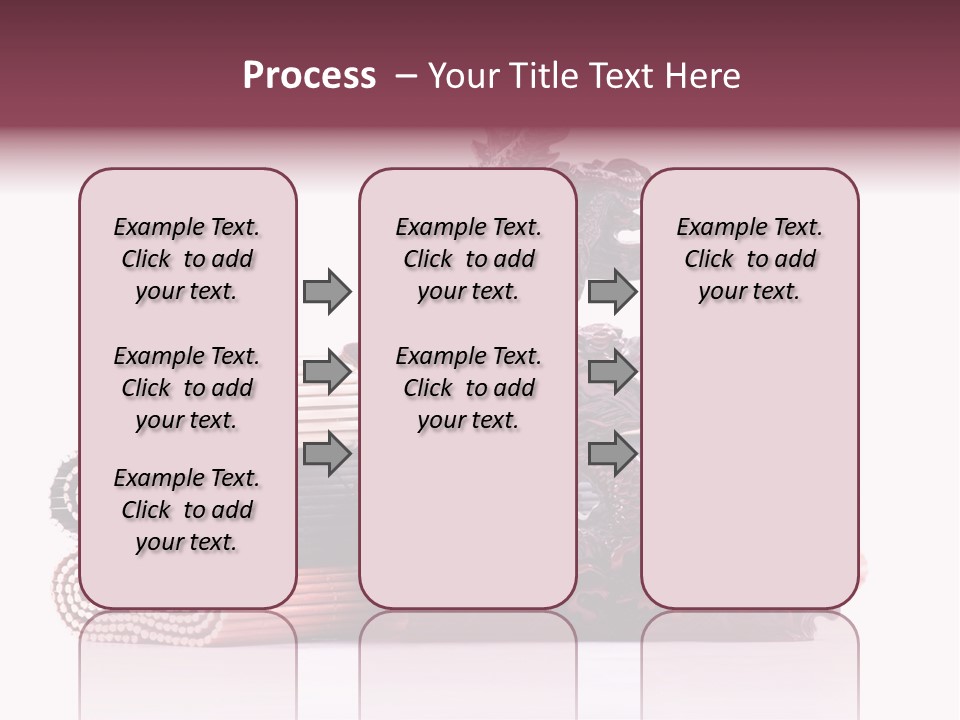 Concept Antique Red PowerPoint Template