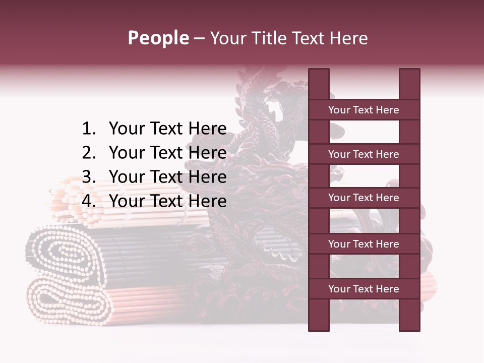 Concept Antique Red PowerPoint Template