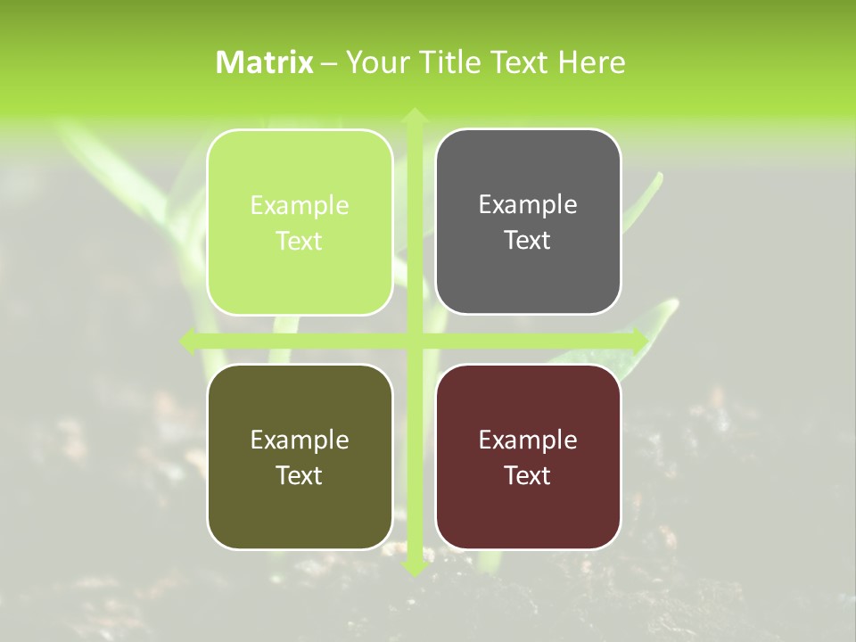 Green Ground Fresh PowerPoint Template