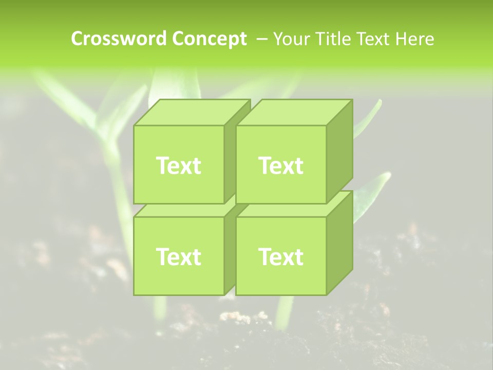 Green Ground Fresh PowerPoint Template