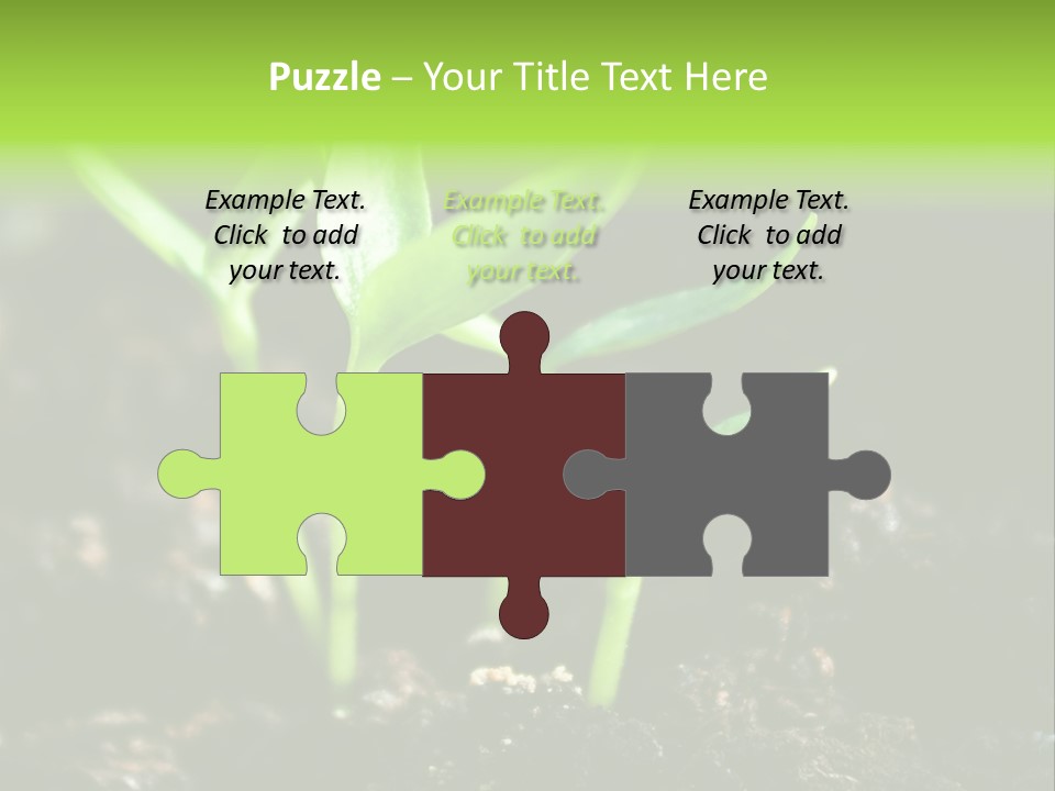 Green Ground Fresh PowerPoint Template