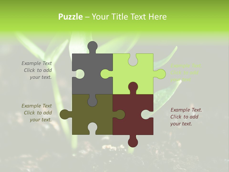 Green Ground Fresh PowerPoint Template