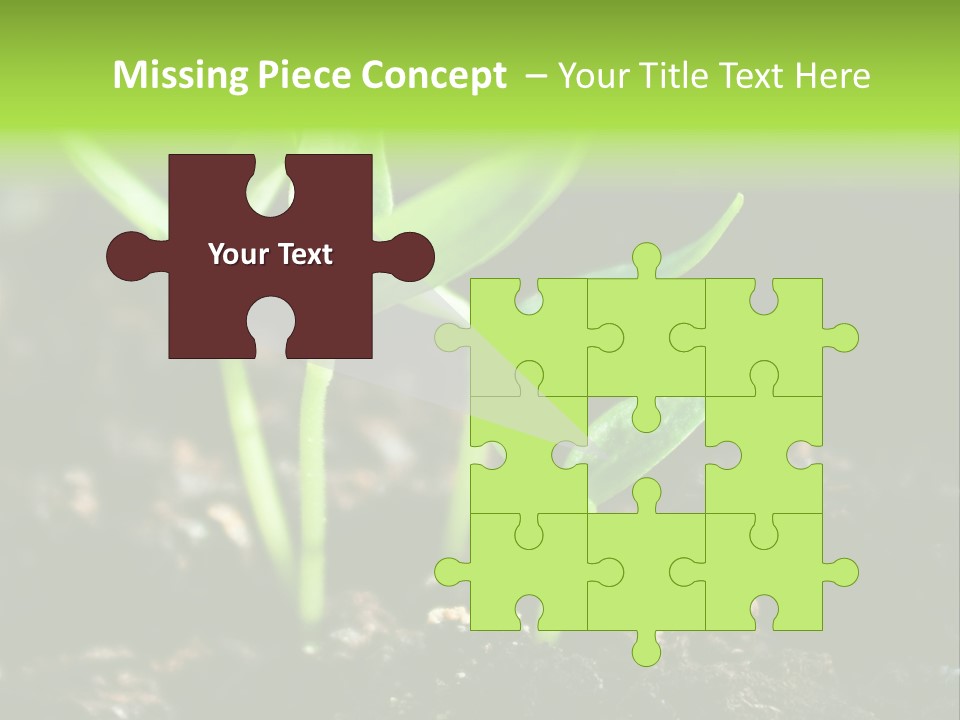 Green Ground Fresh PowerPoint Template