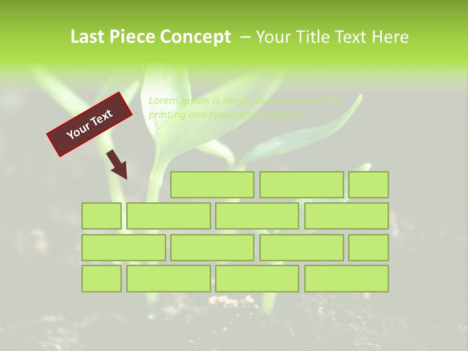 Green Ground Fresh PowerPoint Template