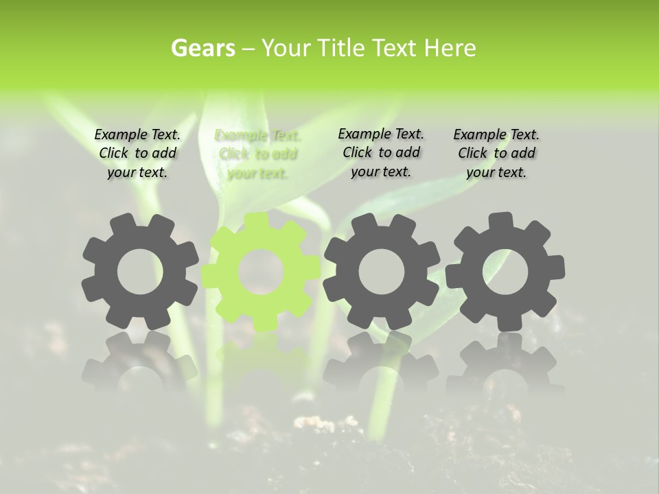 Green Ground Fresh PowerPoint Template