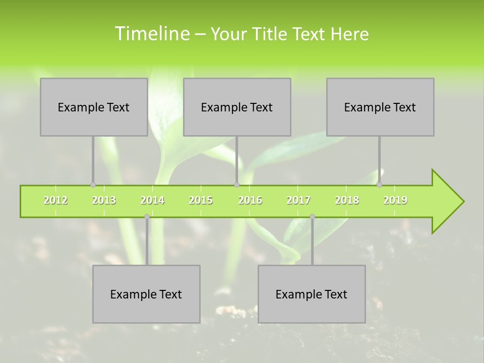 Green Ground Fresh PowerPoint Template