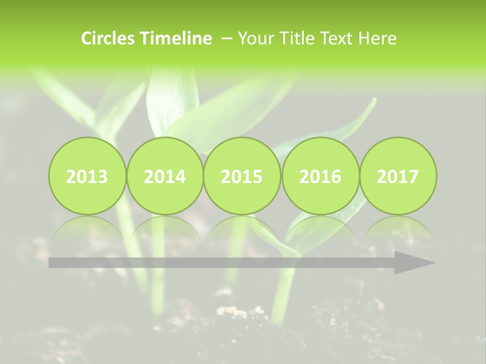 Green Ground Fresh PowerPoint Template