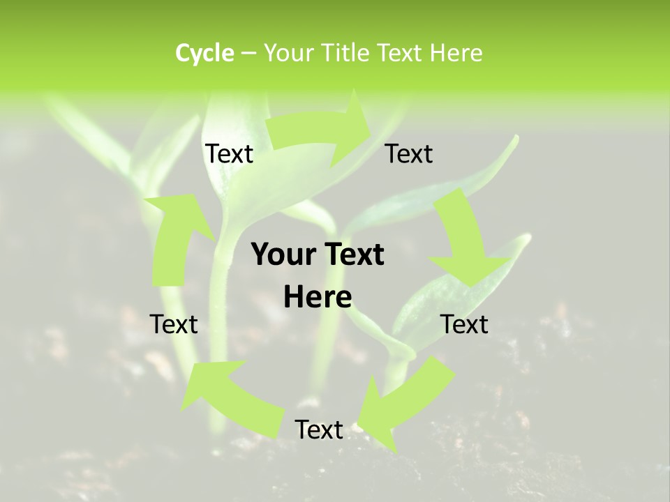 Green Ground Fresh PowerPoint Template