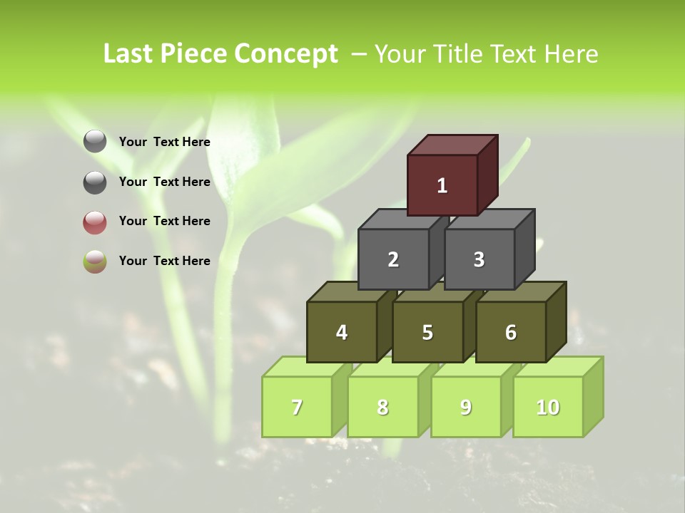 Green Ground Fresh PowerPoint Template