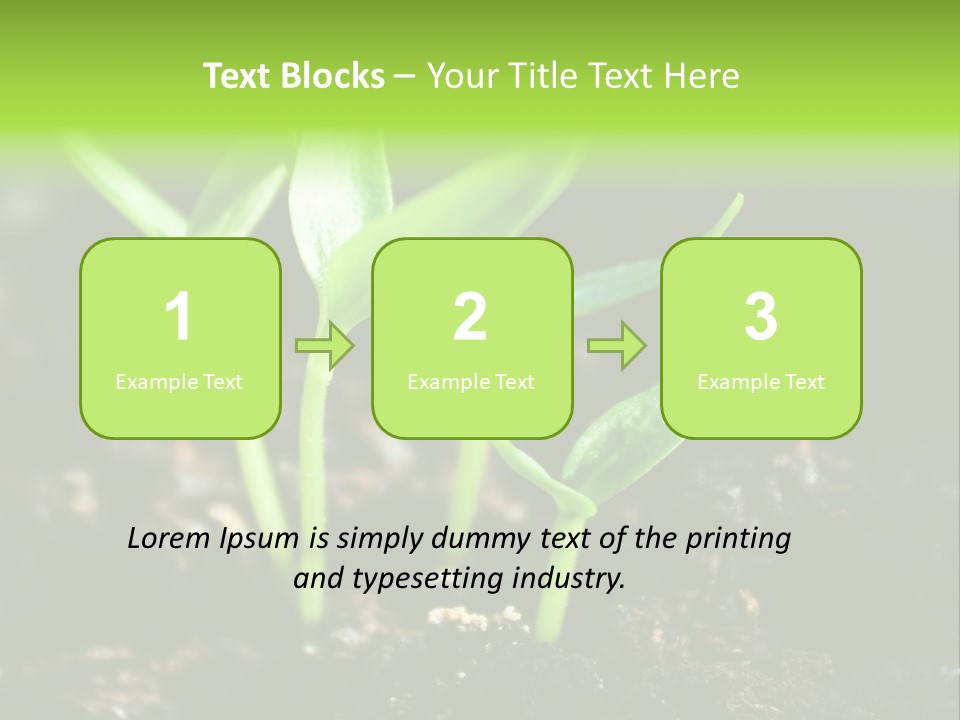 Green Ground Fresh PowerPoint Template