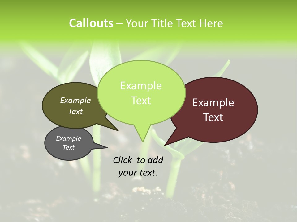 Green Ground Fresh PowerPoint Template
