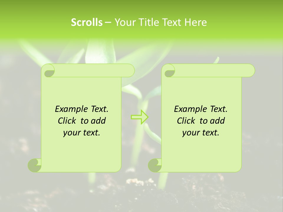 Green Ground Fresh PowerPoint Template
