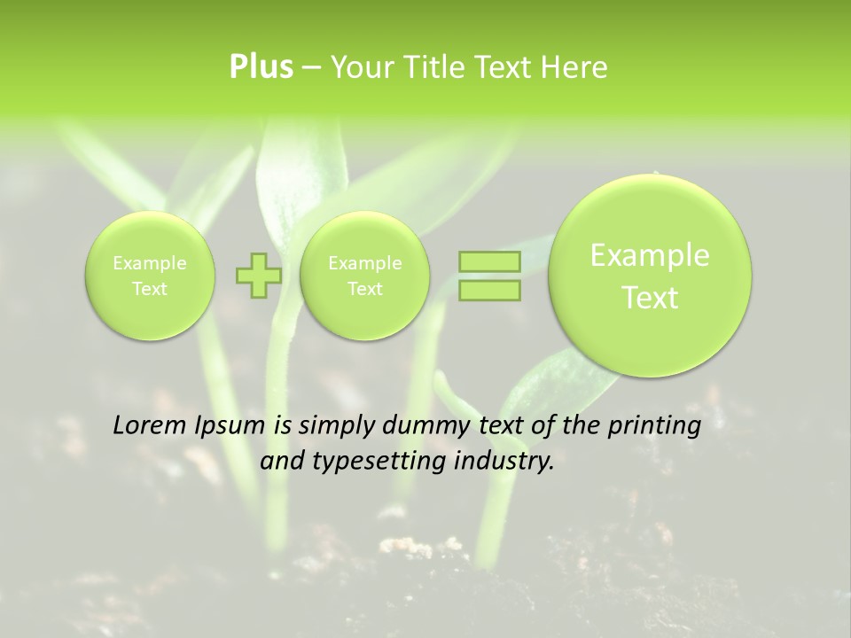 Green Ground Fresh PowerPoint Template