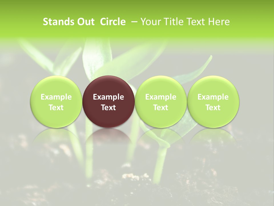 Green Ground Fresh PowerPoint Template