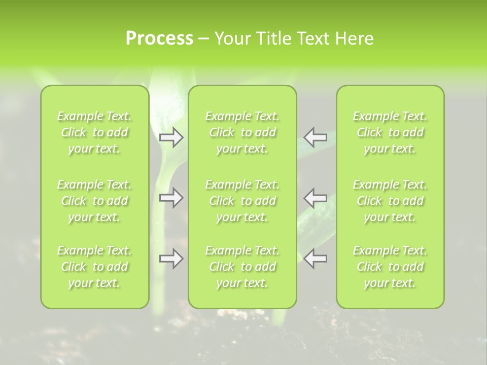 Green Ground Fresh PowerPoint Template